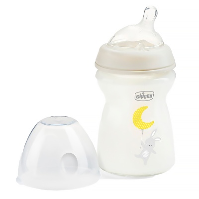 Бутылочка стеклянная 250 мл Natural Feeling Chicco 8058664153466 1